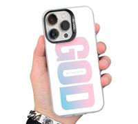 God Has a Plan for You Inspirational Phone Case for iPhone, Christian Faith Pattern Design, Scratch-Resistant Anti-Slip Shockproof Protective Cover (Colorful-B,for iPhone 12 Mini)