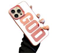 God Has a Plan for You Inspirational Phone Case for iPhone, Christian Faith Pattern Design, Scratch-Resistant Anti-Slip Shockproof Protective Cover (Pink,for iPhone 17 Pro)