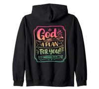God Has A Plan For You - Jeremiah 29:11 Zip Hoodie