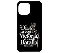 God Has Written Your Victory 2 Chronicles 20:17 Spanish Case for iPhone 13 Pro Max