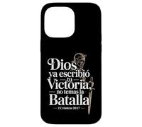 God Has Written Your Victory 2 Chronicles 20:17 Spanish Case for iPhone 14 Pro Max