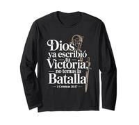 God Has Written Your Victory 2 Chronicles 20:17 Spanish Long Sleeve T-Shirt