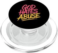 God Hates Abuse Religion Justice Bible - PopSockets PopGrip for MagSafe