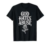 God Hates Abuse Religion Justice Bible - T-Shirt