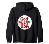 God help the USA America is bleeding stop the violence again Zip Hoodie