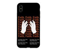 God Helps Those Who Help Themselves Motivational Quote Case for iPhone XS Max