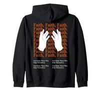 God Helps Those Who Help Themselves Motivational Quote Zip Hoodie