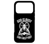 God is busy! Can I help you? Case for iPhone 17 Pro
