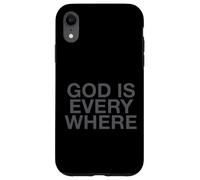 God Is Everywhere Christian Faith Bible Verse (ON THE BACK) Case for iPhone XR