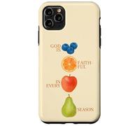 God Is Faithful In Every Season Fruit Bible Verse Christian Case for iPhone 11 Pro Max