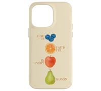 God Is Faithful In Every Season Fruit Bible Verse Christian Case for iPhone 14 Pro Max