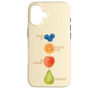 God Is Faithful In Every Season Fruit Bible Verse Christian Case for iPhone 16
