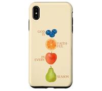God Is Faithful In Every Season Fruit Bible Verse Christian Case for iPhone XS Max
