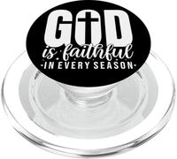 God Is Faithful In Every Season Inspiration PopSockets PopGrip for MagSafe
