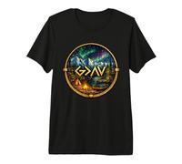 God is Faithful More Than Highs and Lows Camping Nights Premium T-Shirt