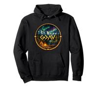 God is Faithful More Than Highs and Lows Camping Nights Pullover Hoodie