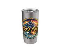 God is Faithful More Than Highs and Lows Christian Graphics Stainless Steel Insulated Tumbler