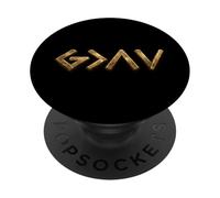 God is Faithful More Than Highs and Lows Christian Men Women PopSockets Adhesive PopGrip