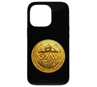 God is Faithful More Than Highs and Lows Golden Coin Version Case for iPhone 13 Pro
