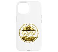 God is Faithful More Than Highs and Lows Golden Graphics Case for iPhone 15