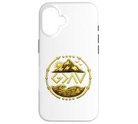 God is Faithful More Than Highs and Lows Golden Graphics Case for iPhone 16