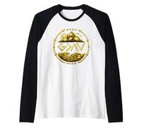 God is Faithful More Than Highs and Lows Golden Graphics Raglan Baseball Tee