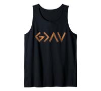 God is Faithful More Than Highs and Lows Old Wooden Version Tank Top