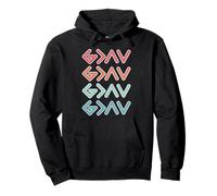 God is Faithful Today and Forever with our Highs & Lows Pullover Hoodie