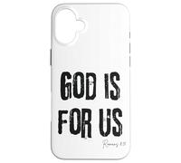 God Is For Us Romans 8:31 Bible Verse Faith Case for iPhone 16 Plus