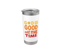 God is Good All The Time Christianity Stainless Steel Insulated Tumbler