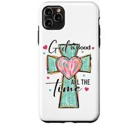 God Is Good All The Time Heart Cross Case for iPhone 11 Pro Max