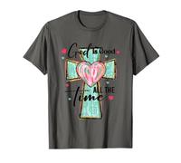 God Is Good All The Time Heart Cross T-Shirt