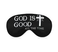 God is Good All The Time Sleep Masks Eye Cover Blackout with Adjustable Elastic Strap Night Blindfold for Women Men Yoga Travel Nap