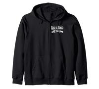 God is Good All the Time Uplift in Faith Christian Zip Hoodie