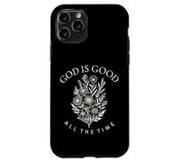 God Is Good All The Time Wild Flowers Christian Womens Kids Case for iPhone 11 Pro