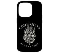 God Is Good All The Time Wild Flowers Christian Womens Kids Case for iPhone 14 Pro