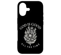 God Is Good All The Time Wild Flowers Christian Womens Kids Case for iPhone 17