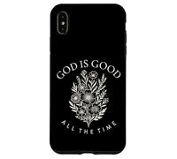 God Is Good All The Time Wild Flowers Christian Womens Kids Case for iPhone XS Max