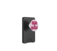 God Is Good Bubbly Pink Typography Christian Aesthetic PopSockets PopWallet for MagSafe
