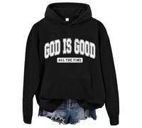 God Is Good Hoodie, God Is Good, God Is Good All The Time Hoodie, Unisex Hoodie Black