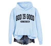 God Is Good Hoodie, God Is Good, God Is Good All The Time Hoodie, Unisex Hoodie Carolina Blue