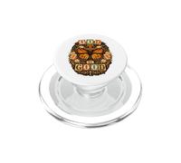 God Is Good Monarch Butterfly Cross Christian Vintage Boho PopSockets PopGrip for MagSafe