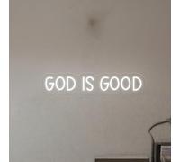 God is Good Neon Sign, Religious Home Room Decor, Gift for Christians