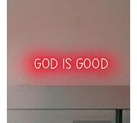 God is Good Neon Sign, Religious Home Room Decor, Gift for Christians