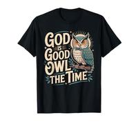 God is Good Owl The Time Shirt Christian T Shirts for Kids T-Shirt