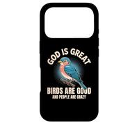 God is Great Birds are Good People Crazy Funny Bird Lover Case for iPhone 17 Pro
