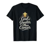 God is Greater Than Cancer - Strong Survivor Awareness T-Shirt