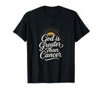 God is Greater Than Cancer - Survivor Pride Faith T-Shirt