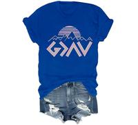 God is Greater Than The Highs and Lows Shirt, God is Greater Than The Highs and Lows Tshirt, Unisex Royal Blue