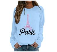 God is Greater Than The Highs and Lows Sweatshirt for Women Long Sleeve Graphic Jogging Top Women, lightblue, S